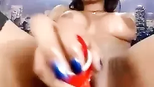 Фаллос в анал SensualLorentи и киску