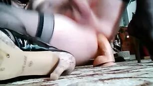 Куртизанка SasankaTrans исполнила двойное проникновение