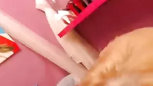 Пылкая шкура HornECouple сосет хуй