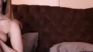 Стриптиз SexySabotage от блонды