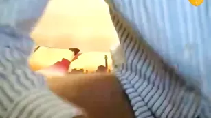 Грудастая блонда Bonnie-_Clyde сосет хуй