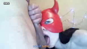 Жопастая самка делает минет Ephedrinum