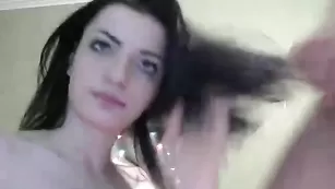 Красивый секс с шальной брюнеткой mutuallove