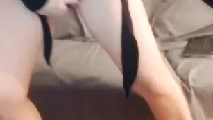 Пышногрудая краля оседлала страпон anacam