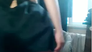Грудастая шмара танцует стриптиз Kristyxxx
