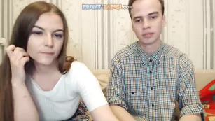 Скромная парочка во фри Sweetteam