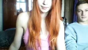 Рыжая шкура 666badfox666 делает глубокий минет