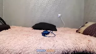 Пышногрудая нимфа делает минет Kissamorous