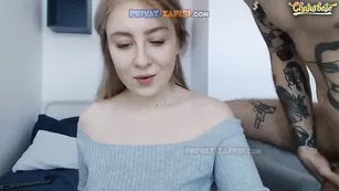 Красивая парочка mineeett развлекается во фри