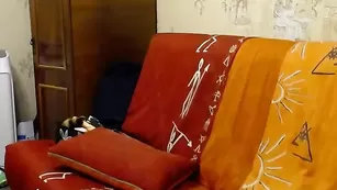 Худенькая сучка делает хороший минет