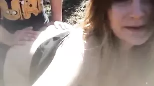 Красотка SexyZae4ka482 сосет хуй на природе