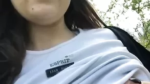 Молодая пара MYru на природе