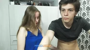 Глубокий минет русской девочки Duoloversthot