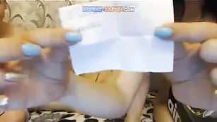 Две голые страстные шлюшки fullmeplease ласкают друг друга