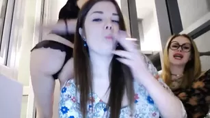 Порочные лесби Catch_Me_ с ловенсом