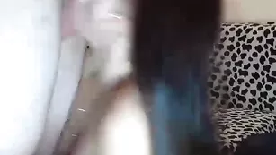 Домашний трах loveboygirl с худенькой брюнеткой
