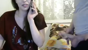 Русская девочка Milka--Feik сосет пенис