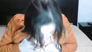 crazydollx лижет большие сиськи