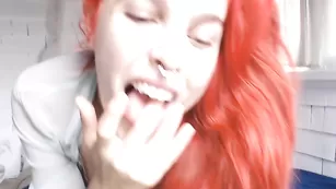 Чарующая amarnamiller сосет член