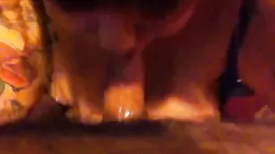 Татуированная шлюшка Brittenybaby делает минетик