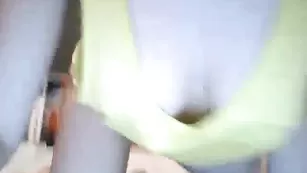 Строптивая шкура Pupi_Zefiro ласкает пизду через трусики