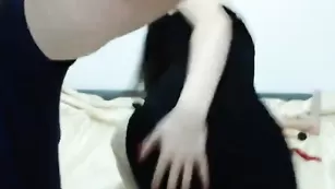 Худенькая красотка Laurenbrite развлекается с пареньком