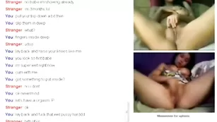 Захватывающая курва omegle ласкает себя в привате