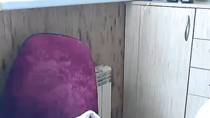 Цыпочка в чулках Siskihhhhhhh мастурбирует вибратором