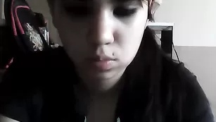 Импозантная чертовка Toujourla60 наминает большие сиси