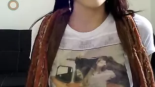 Горячая красотка Fallenstar77 трахает очко самотыком