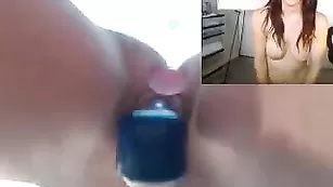 Сексуальная кобыла KatieDahrk куражится с вибратором