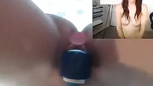 Сексуальная кобыла KatieDahrk куражится с вибратором