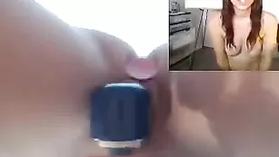 Сексуальная кобыла KatieDahrk куражится с вибратором