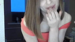 Знойная чикса anaislove танцует в платье