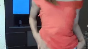 Знойная чикса anaislove танцует в платье