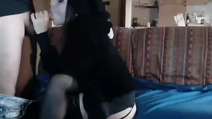 Пикантная брюнетка Sexypornycp трахается с парнем