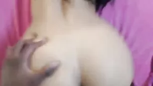 Смазливая красотка Abella Anderson трахается с негром