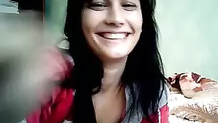 Жаркая брюнетка Katrin_kyti_hot ласкает интимные места