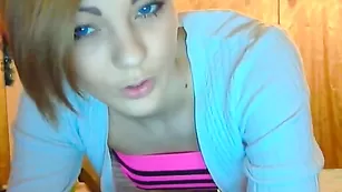 Рыжая самка в приват танце parane