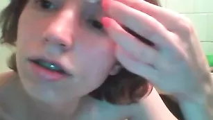 Озабоченная сука Bunnybounty сбрила брови