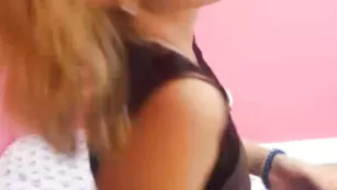 Nadinna стерва в униформе и тигровых трусиках