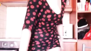 Evvygold страстный танец на кухне