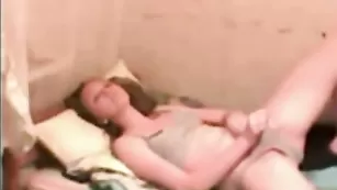 Вероника Еськина дрочит на кровати