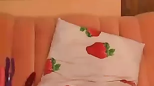 Сисястая куколка adiva и ее синий друг