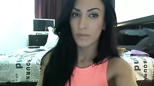 xxxsabrinaxxx прекрасная брюнетка оседлала член