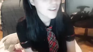 Lana_rain стонет от вибратора