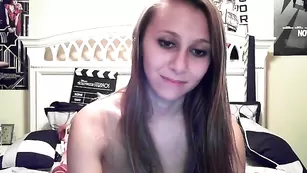 Idothiscouple милашка вгоняет в себя большой дилдо