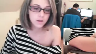 Строптивая девка Sexyofficegirl исполняет эротичное шоу