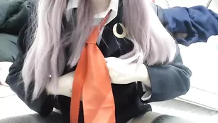 Очаровательная курва Lana_rain смачно долбит анал