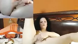 Порочная курва Vivikinky жестко трахает анал